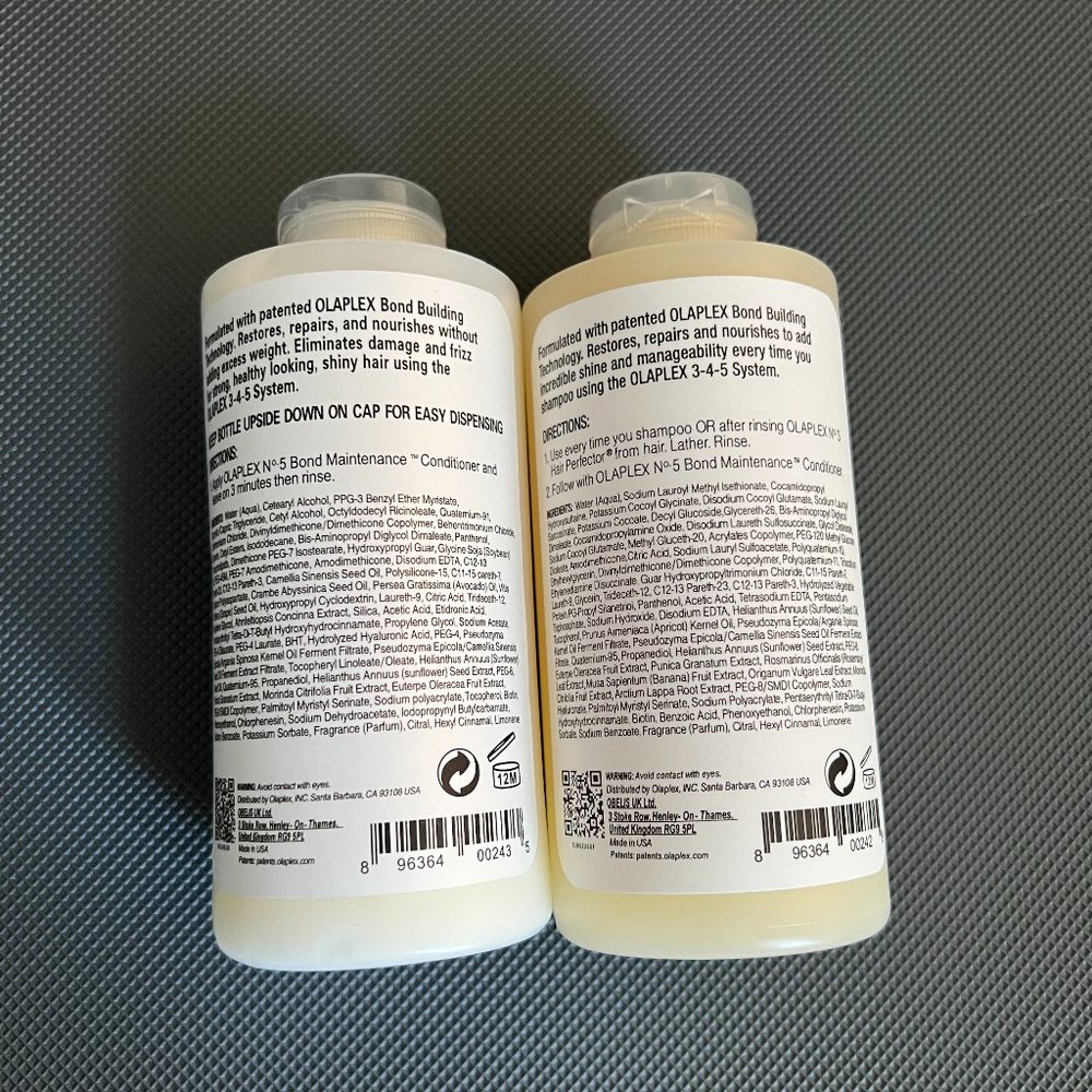 OLAPLEX NO.4 NO.5 Bond Maintenance Shampoo Hair Conditioner - Picture 2 of 3